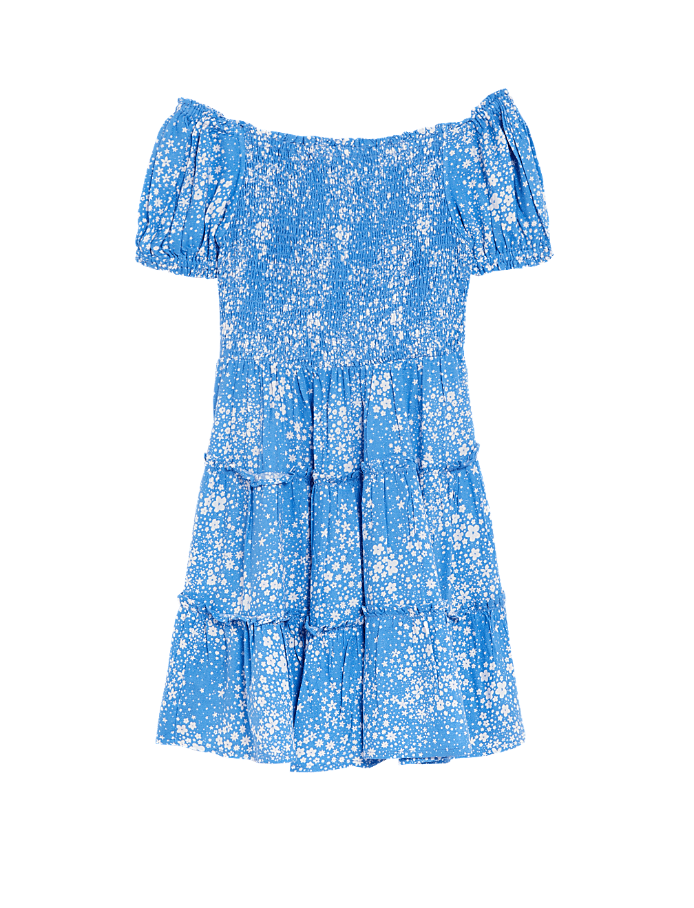 Floral Print Tiered Dress