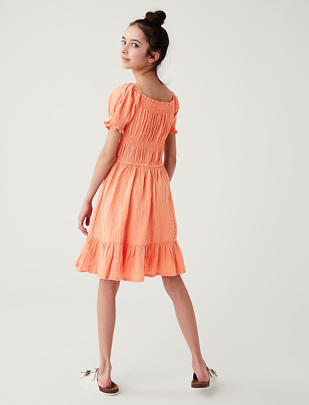 Cotton Rich Tiered Dress