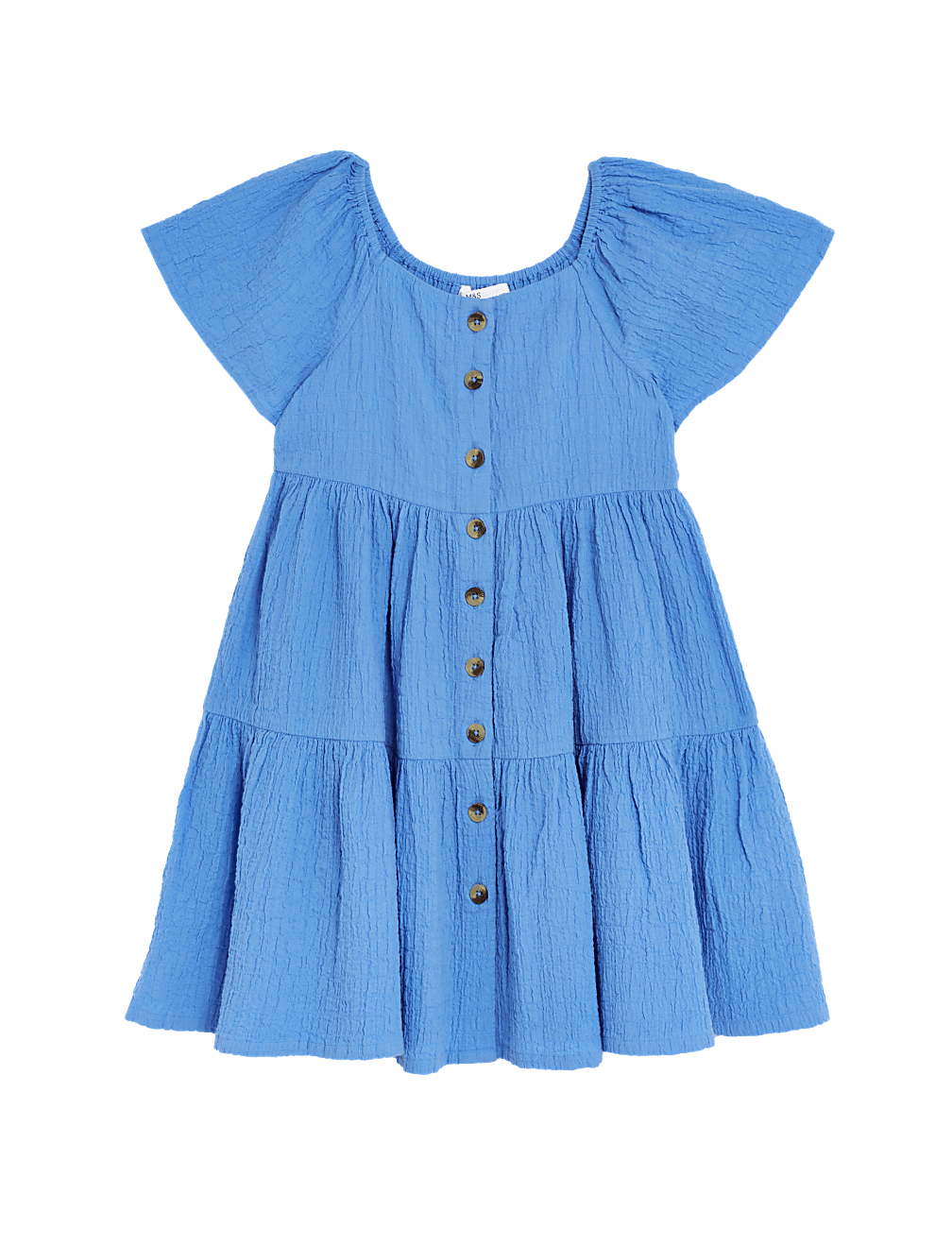 Cotton Rich Tiered Dress