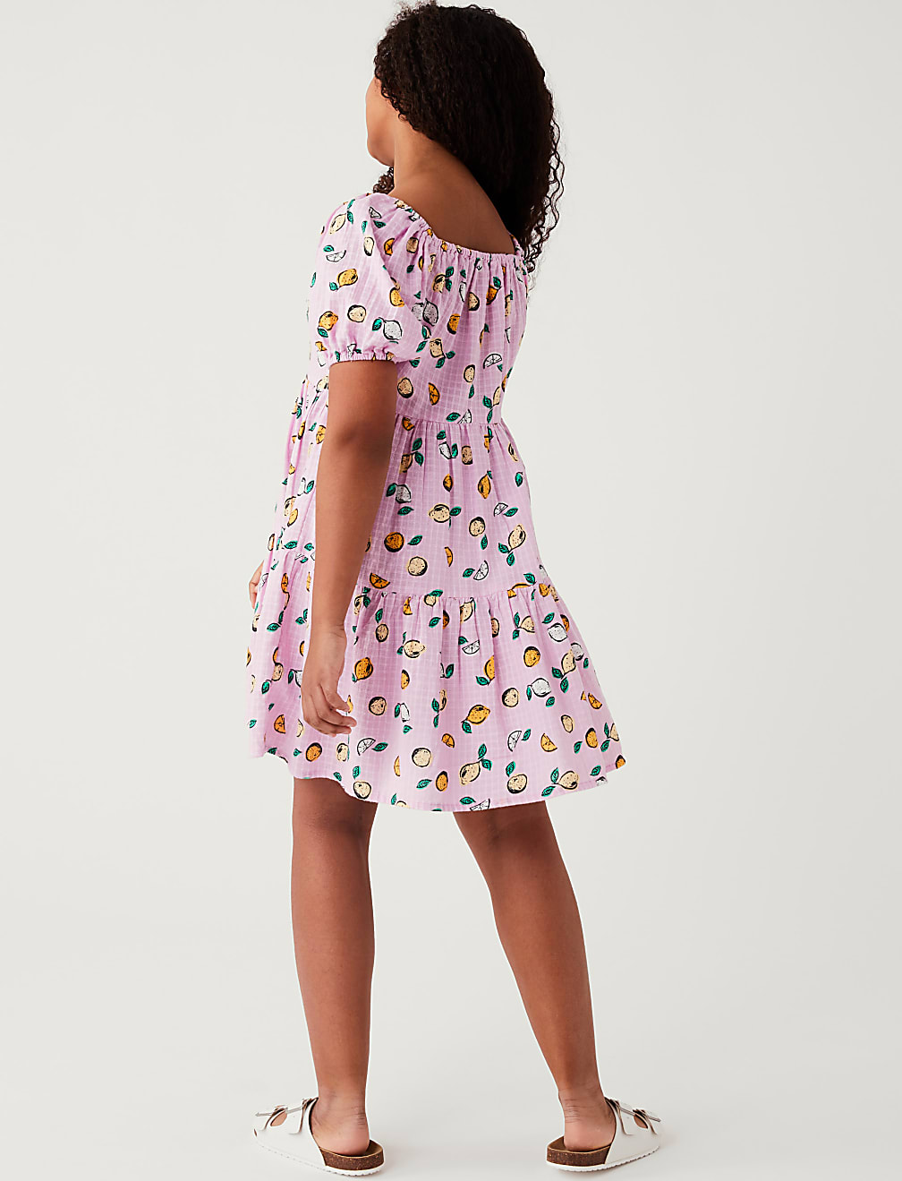 Pure Cotton Fruit Print Dress