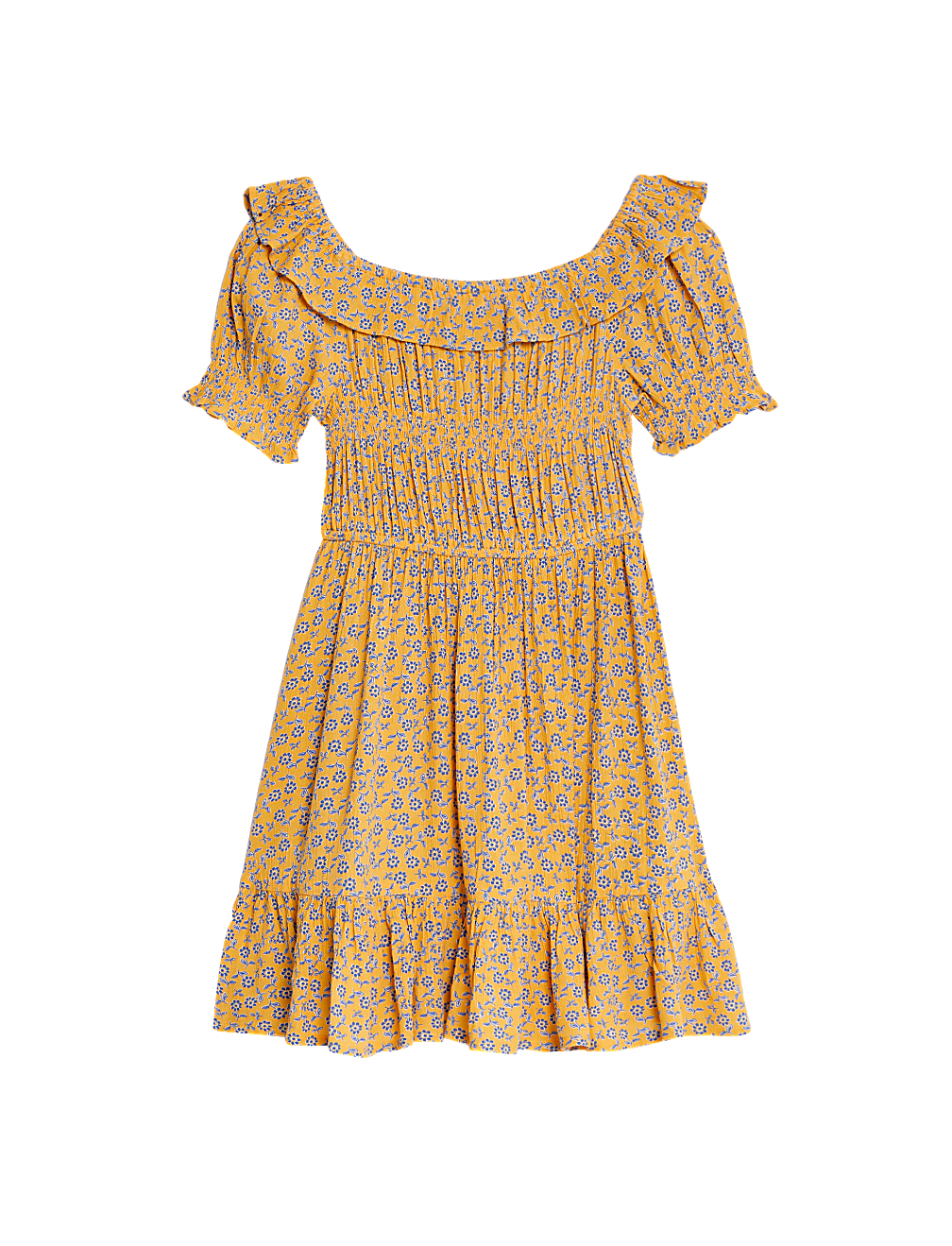 Floral Shirred Dress (6-16 Yrs)