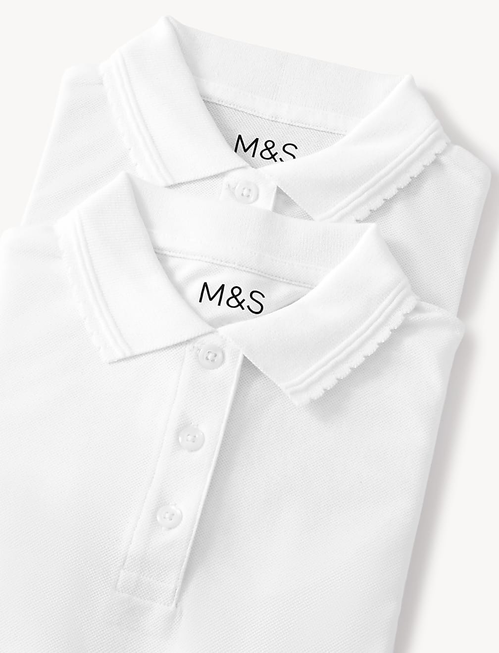 2Pk Girls' Slim Fit Polo Shirts