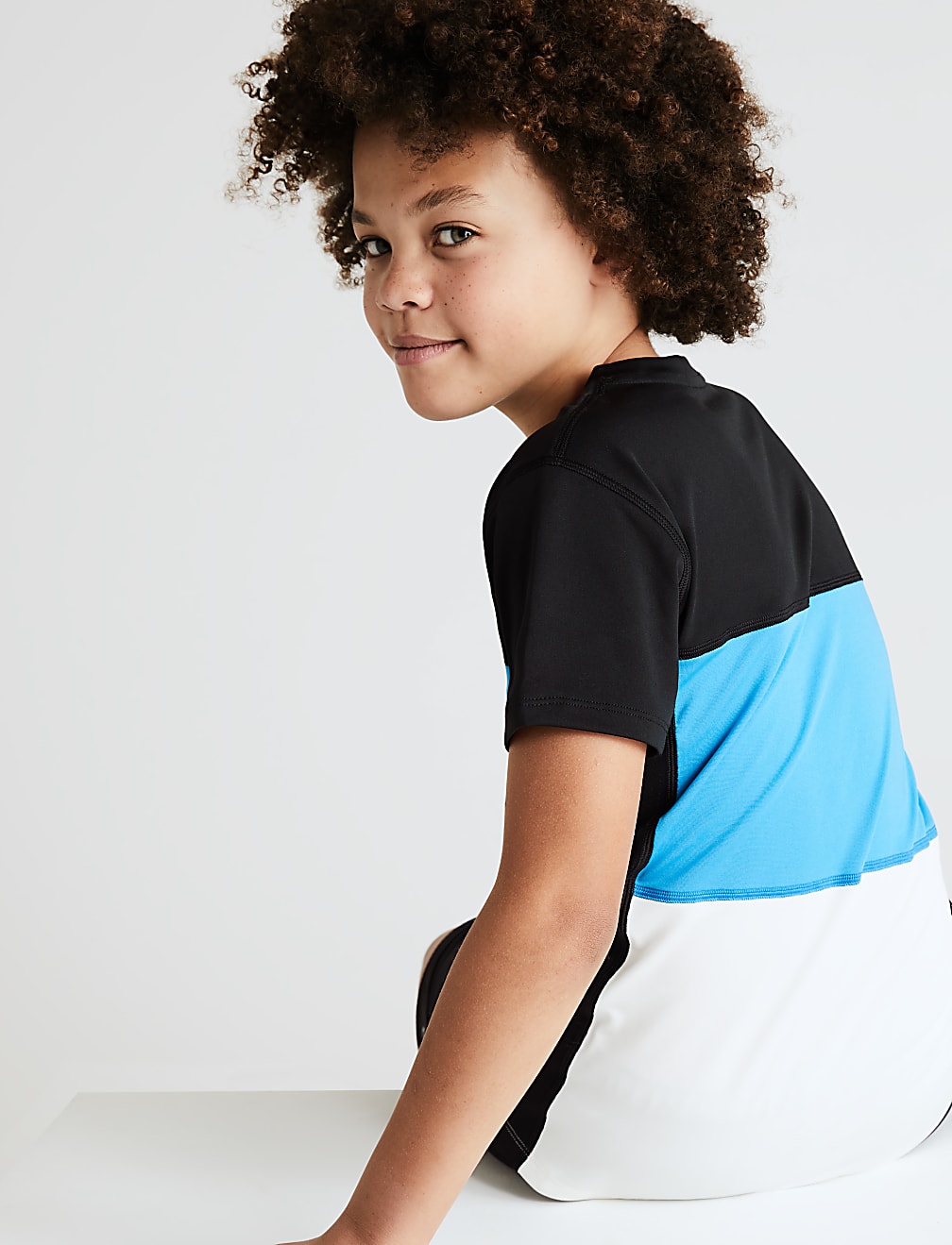 Colour Block Active T-Shirt (6-14 Yrs)