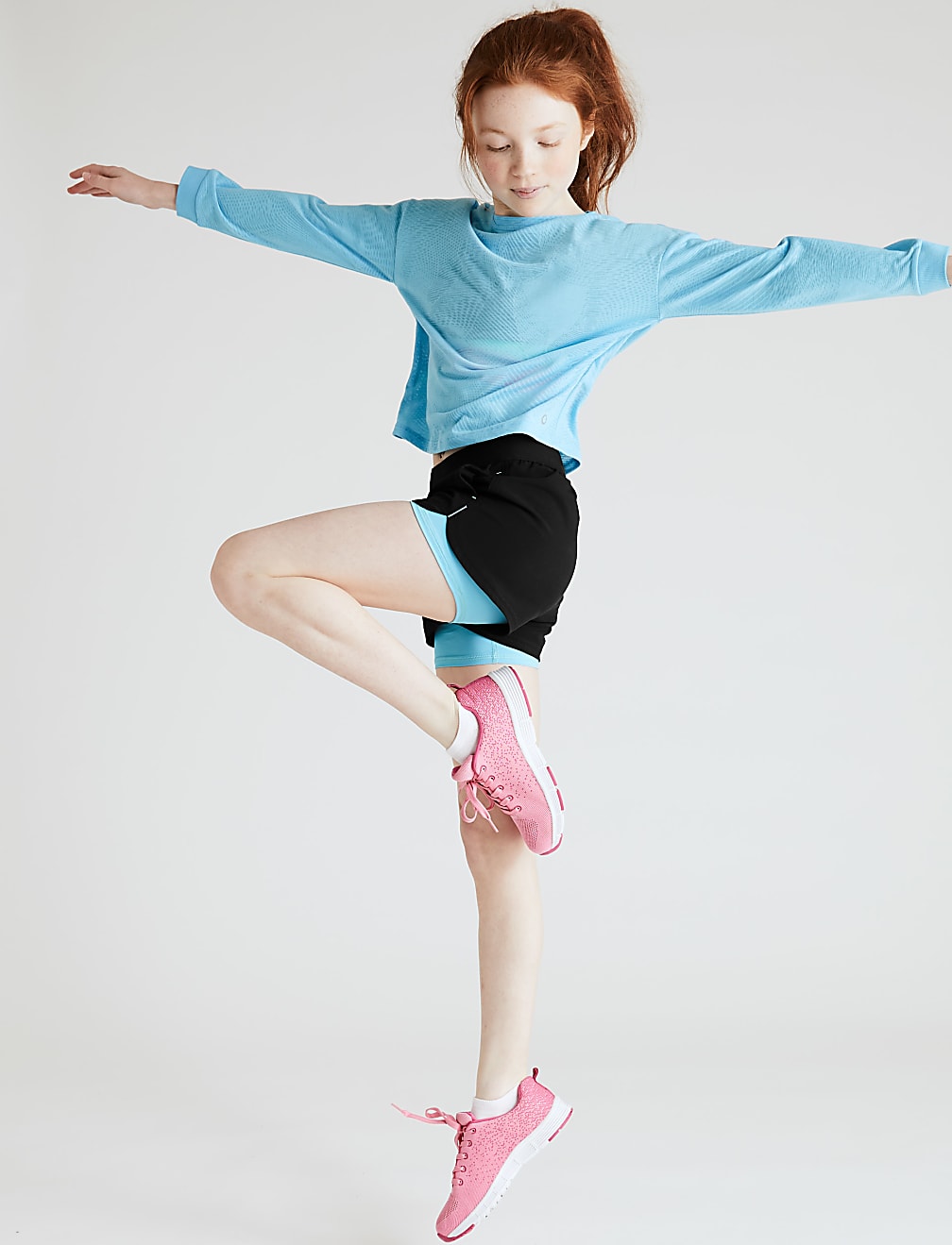 Layered 2 in 1 Sports Shorts