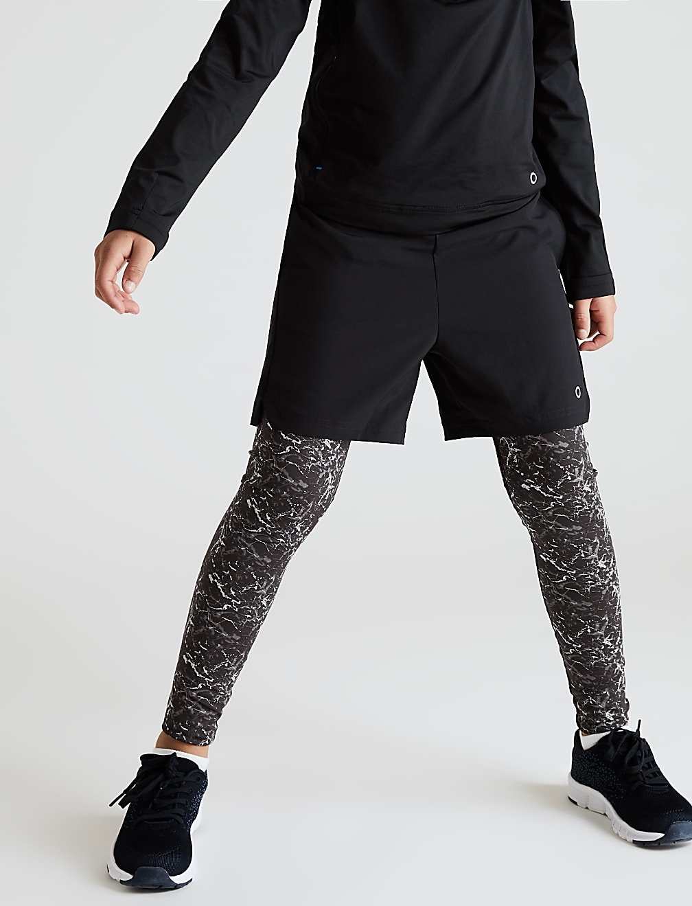 Active Shorts With Leggings