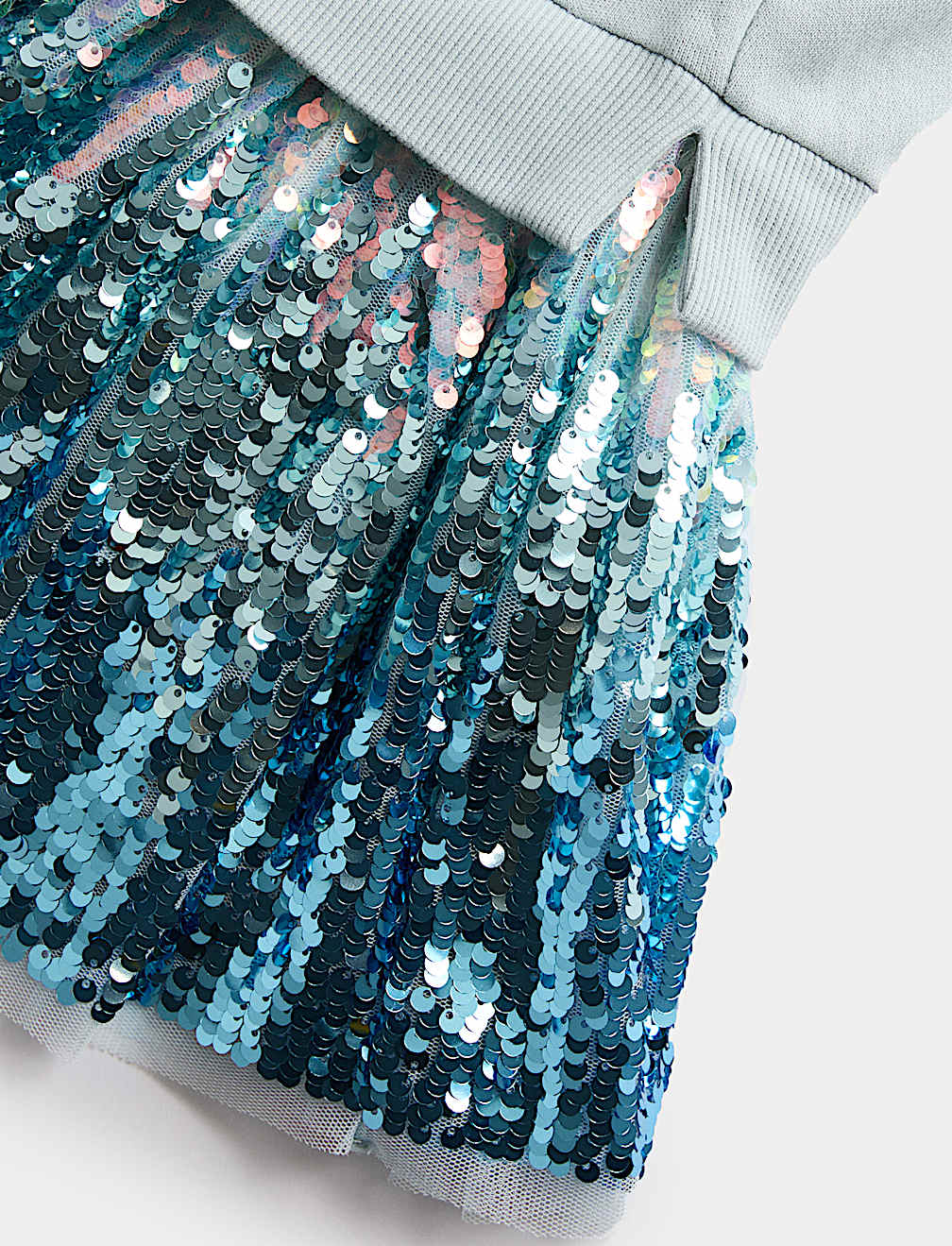 Cotton Rich Frozen&trade; Sequin Dress (2-8 Yrs)