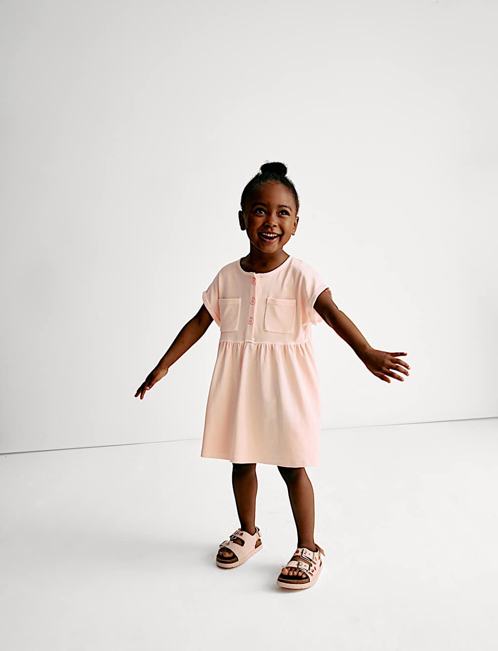 Cotton Rich Jersey Dress (2-8 Yrs)