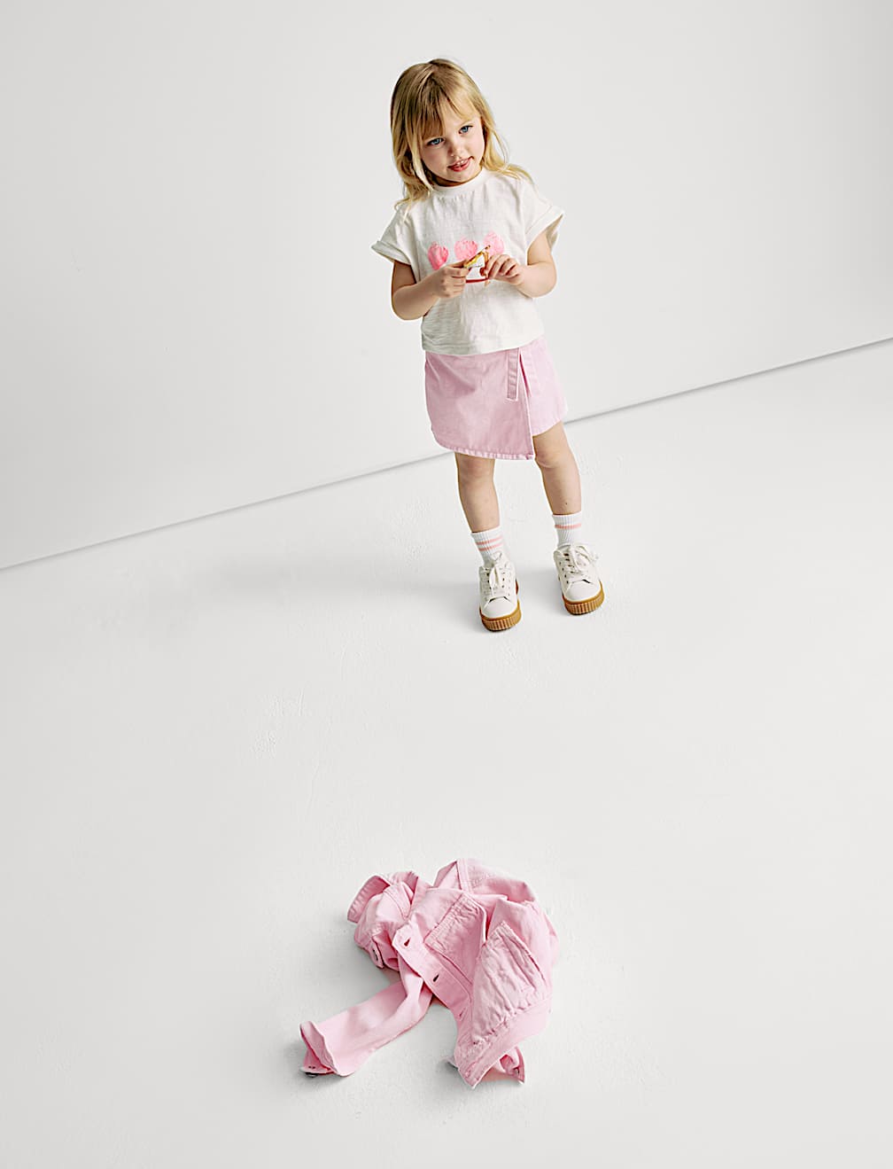 Denim Elasticated Waist Skort (2-16 Yrs)