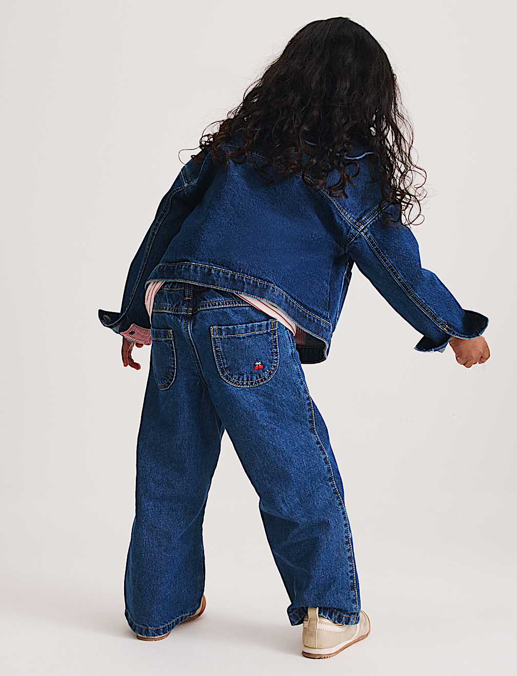 Denim Embroidered Jeans (2-10 Yrs)
