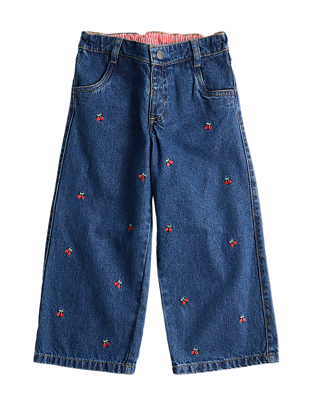 Denim Embroidered Jeans (2-10 Yrs)