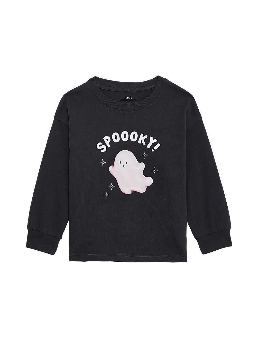 Pure Cotton Spooky Halloween Top (2-8 Yrs)