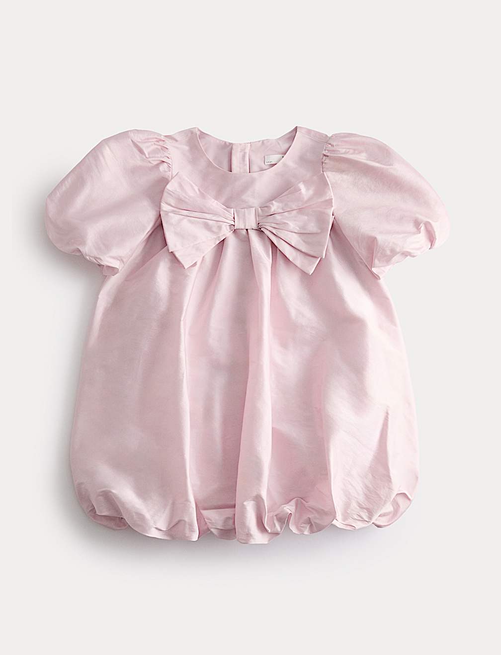 Bubble Hem Bow Dress (2-10 Yrs)
