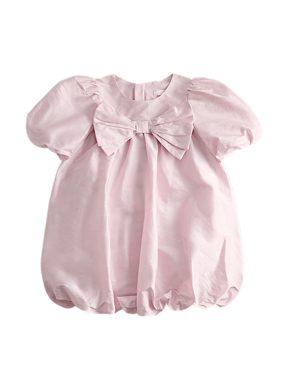 Bubble Hem Bow Dress (2-10 Yrs)