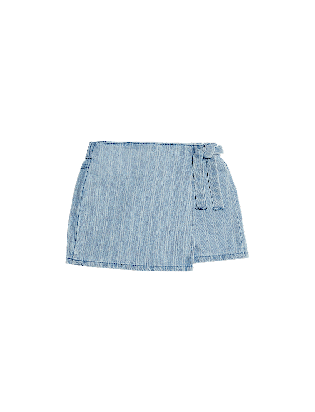 Denim Striped Elasticated Waist Skort (2-16 Yrs)