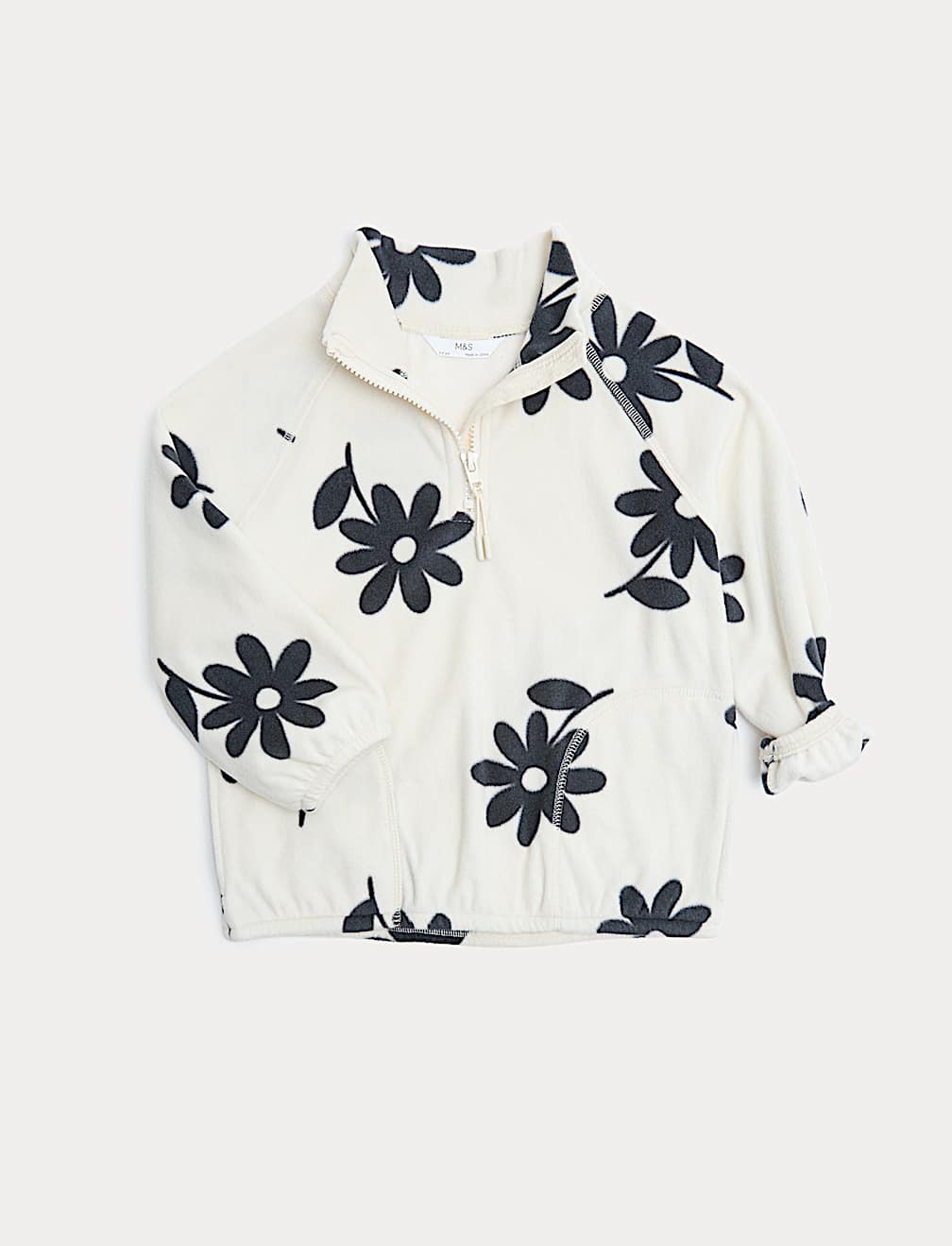 Fleece Floral Print Jumper (2-8 Yrs)