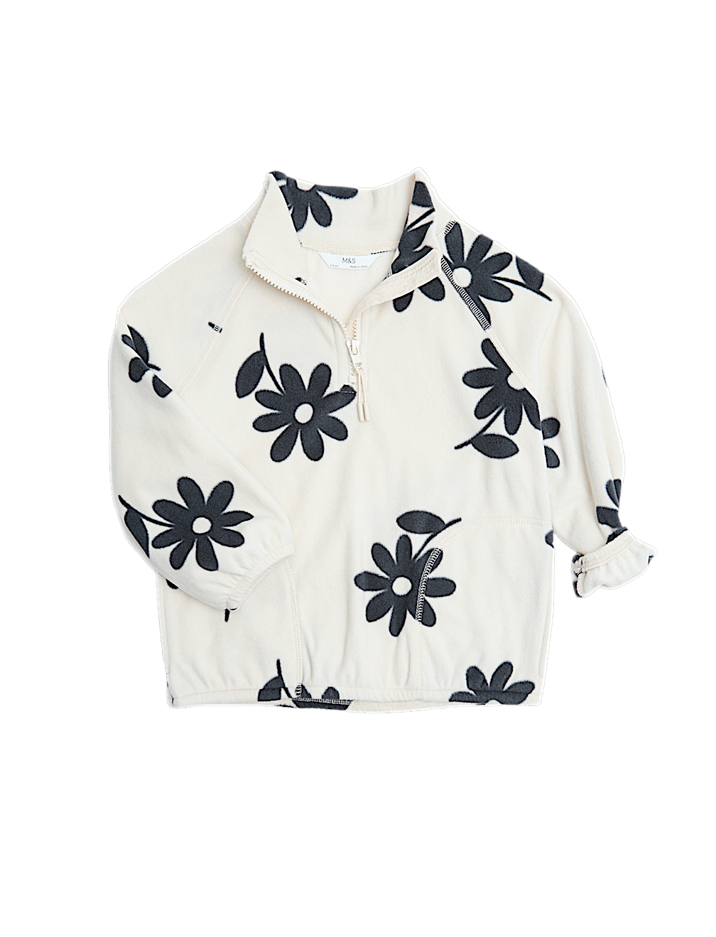Fleece Floral Print Jumper (2-8 Yrs)