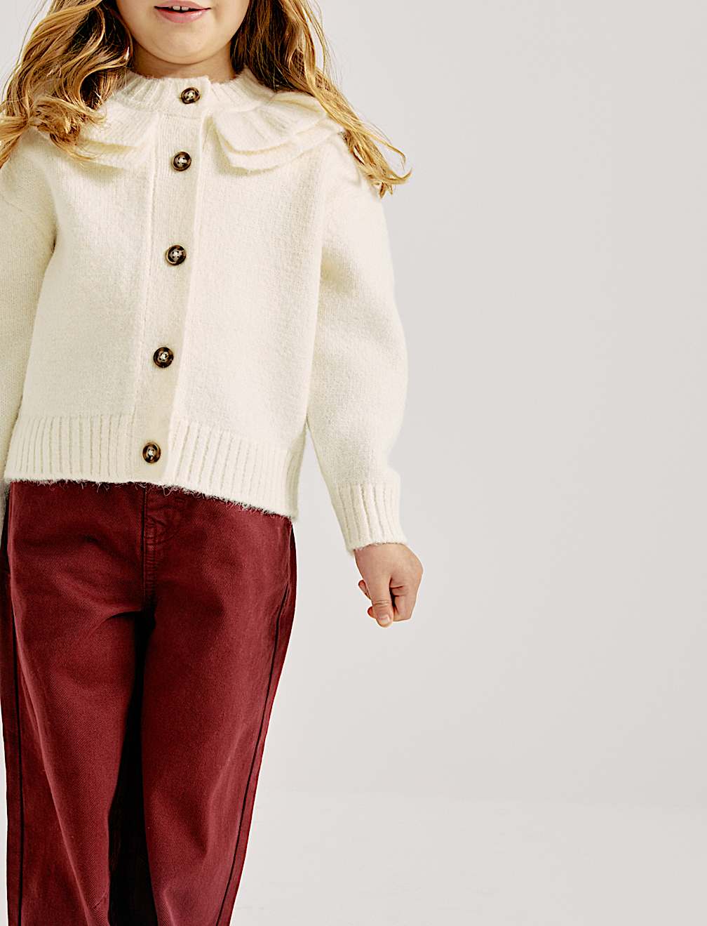 Ruffle Cardigan (1-8 Yrs)