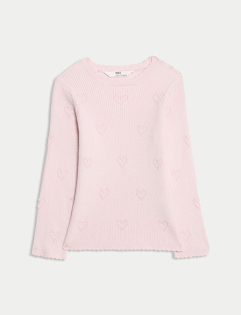 Heart Knitted Top (2-8 Yrs)