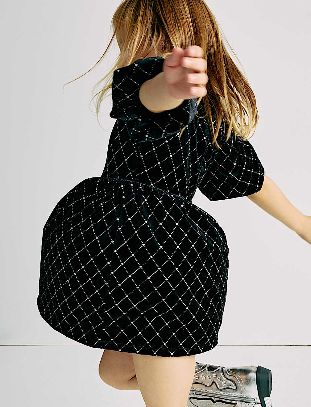 Velvet Sequin Dress (2-10 Yrs)