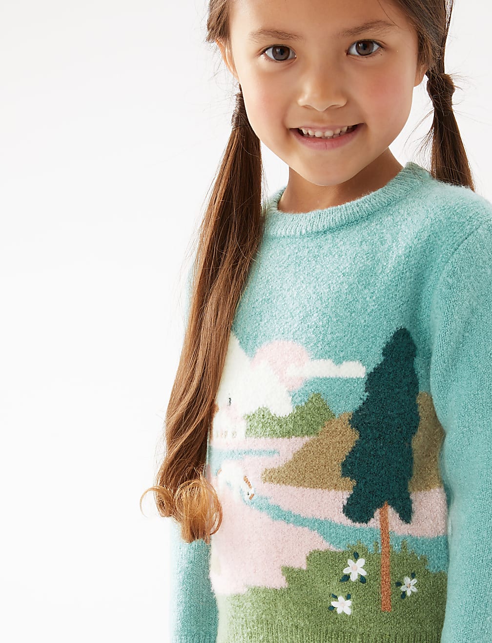 Knitted Embroidered Jumper (2-7 Yrs)