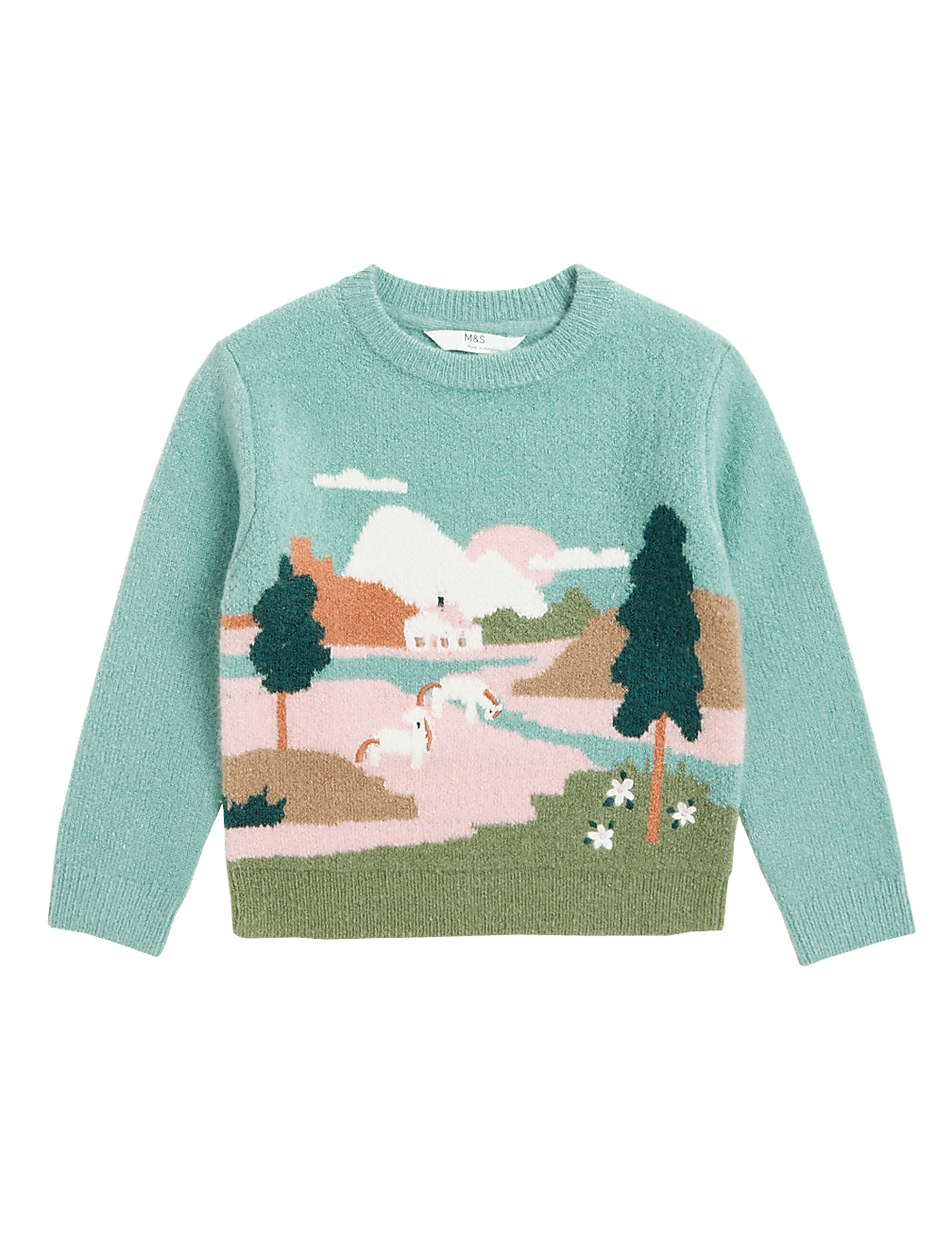 Knitted Embroidered Jumper (2-7 Yrs)