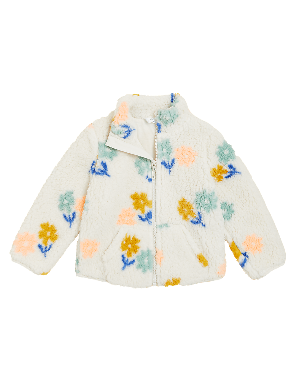 Borg Fleece Floral Jacket