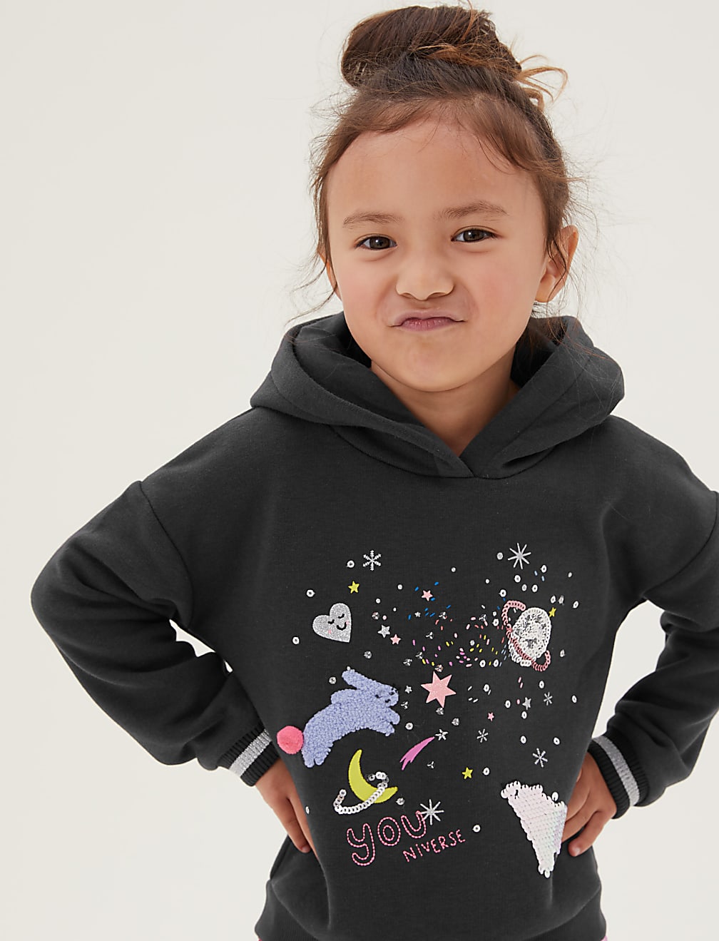 Cotton Rich Galaxy Hoodie (2-7 Yrs)