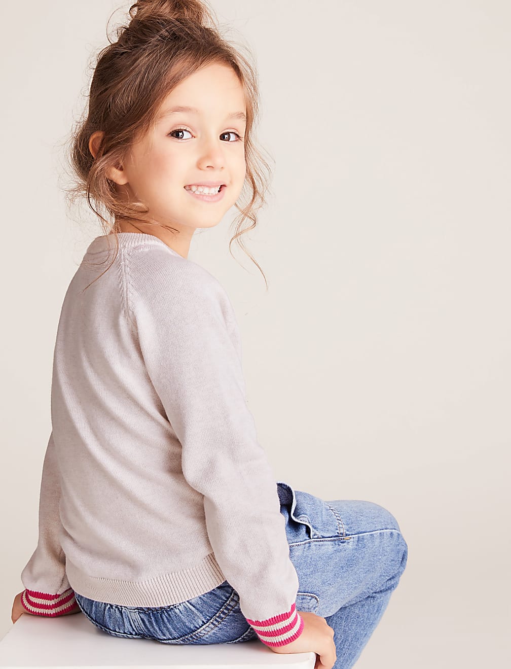 Pure Cotton Sequin Unicorn Jumper (2-7 Yrs)