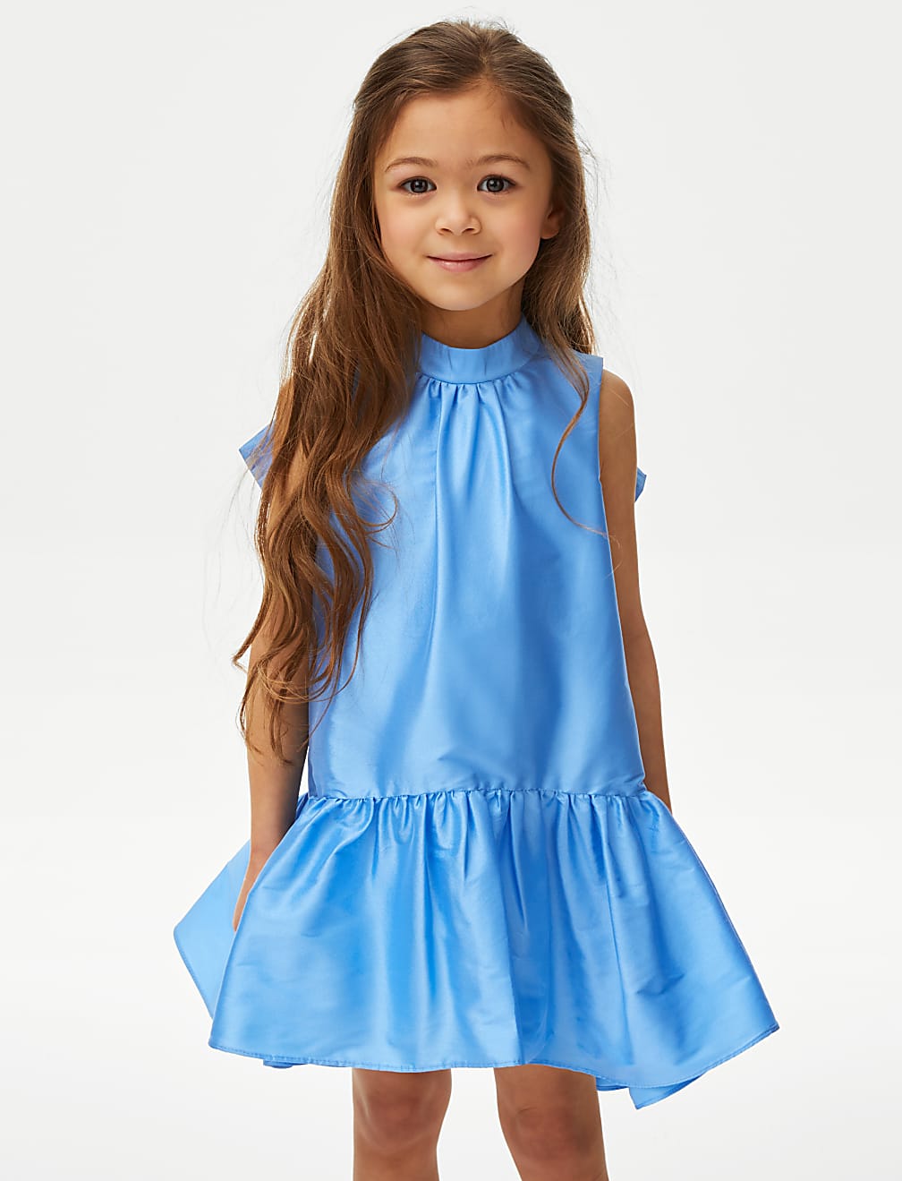 Organza Bow Dress (2-7 Yrs)