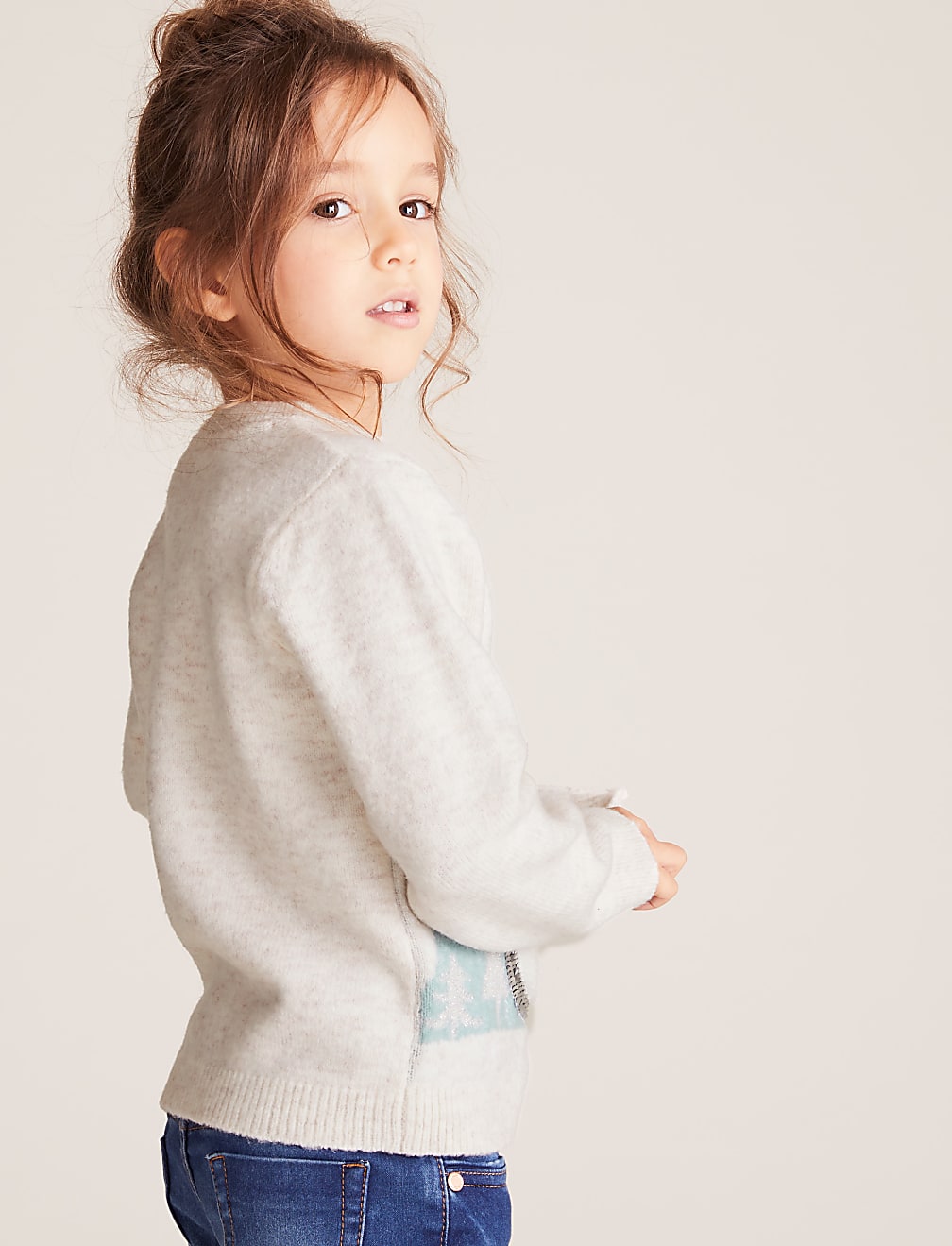 Embroidered Penguin Jumper (2-7 Yrs)