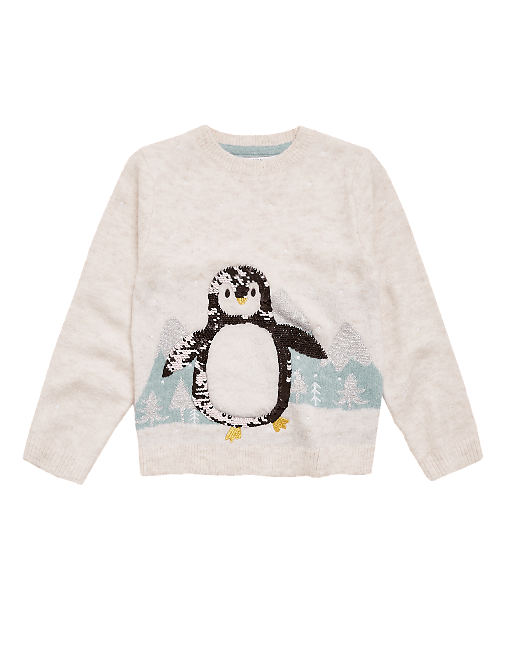 Embroidered Penguin Jumper (2-7 Yrs)