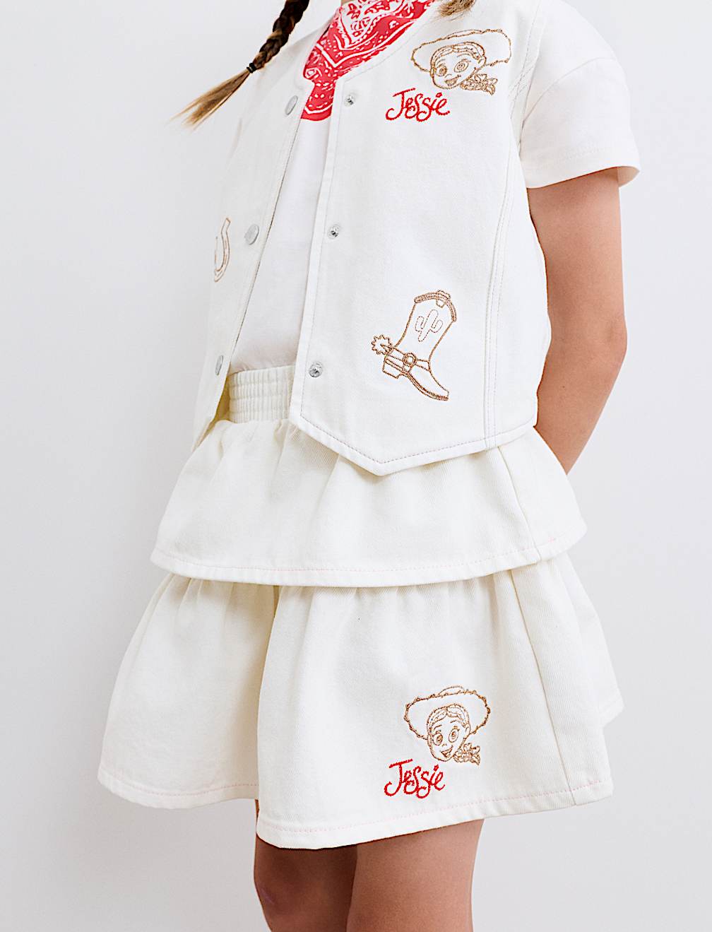 Toy Story&trade; Denim Ruffle Skirt (2-8 Yrs)