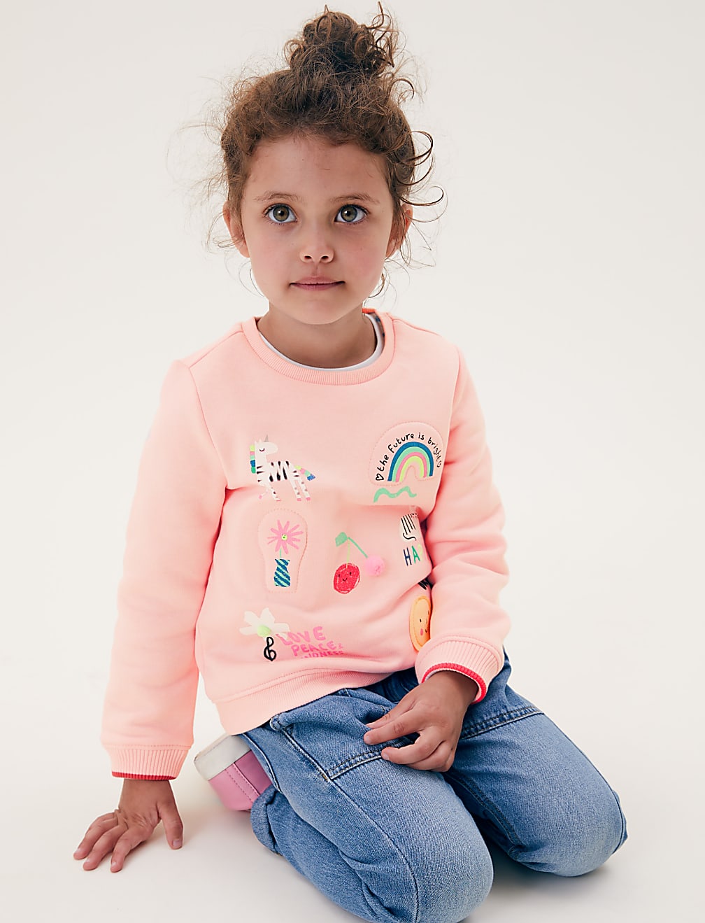 Cotton Patterned Sweatshirt