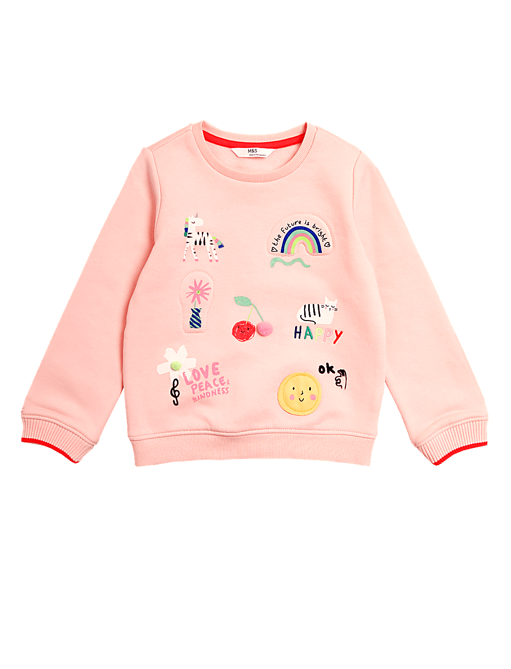 Cotton Patterned Sweatshirt