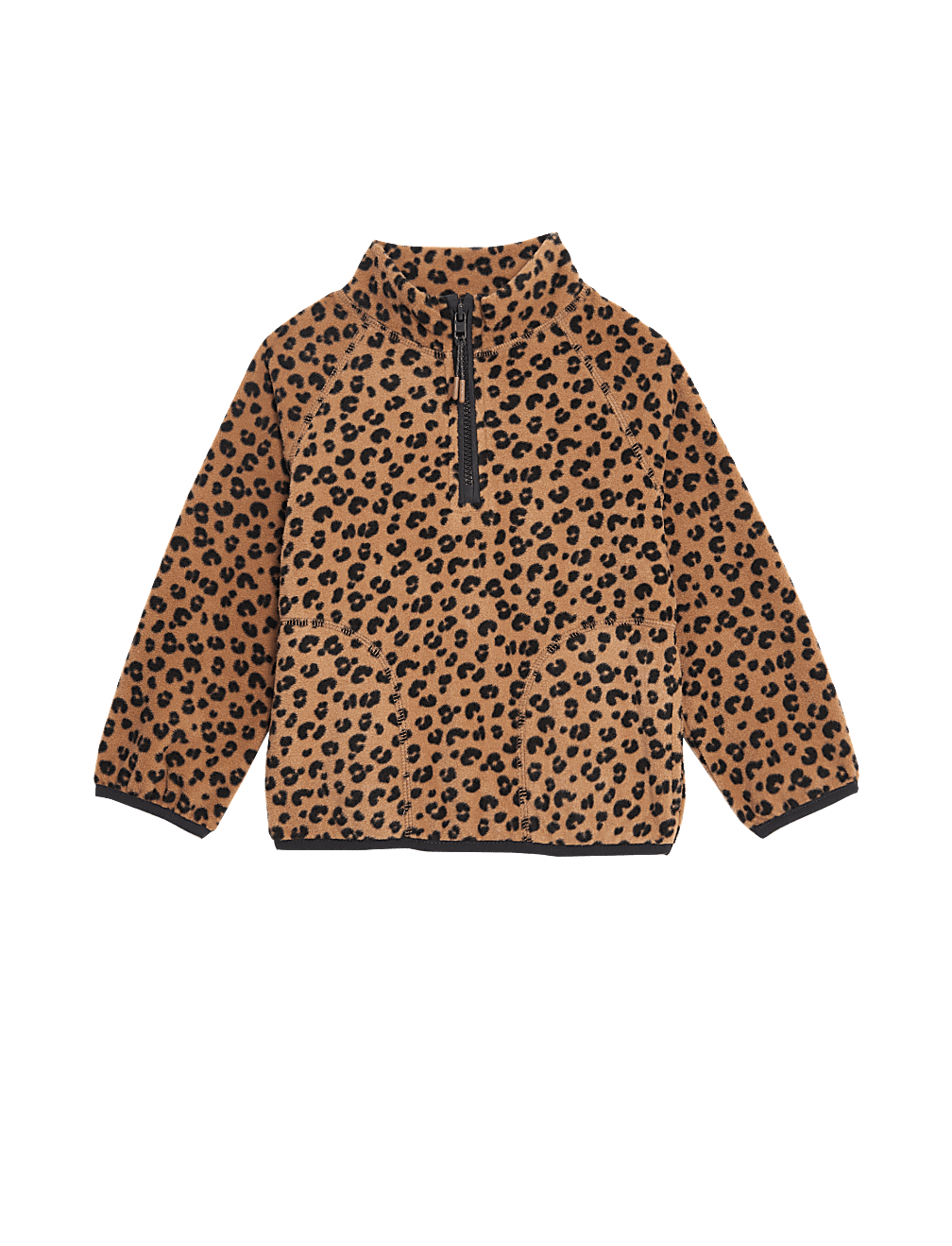 Animal Print Half Zip Fleece (2-8 Yrs)