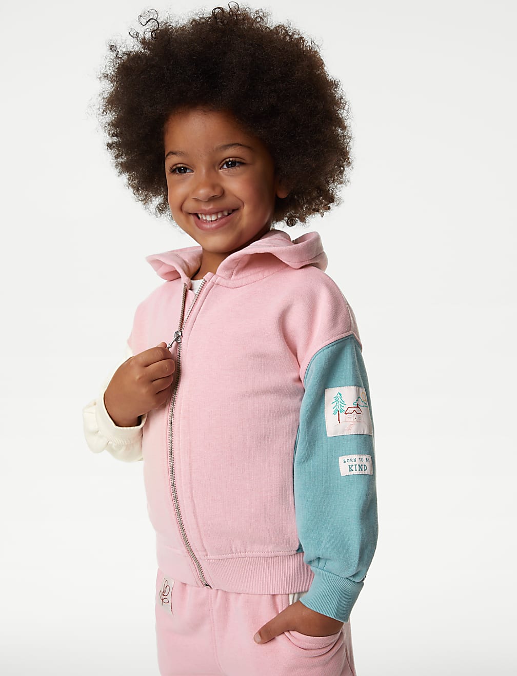 Cotton Rich Zip Hoodie (2-8 Yrs)