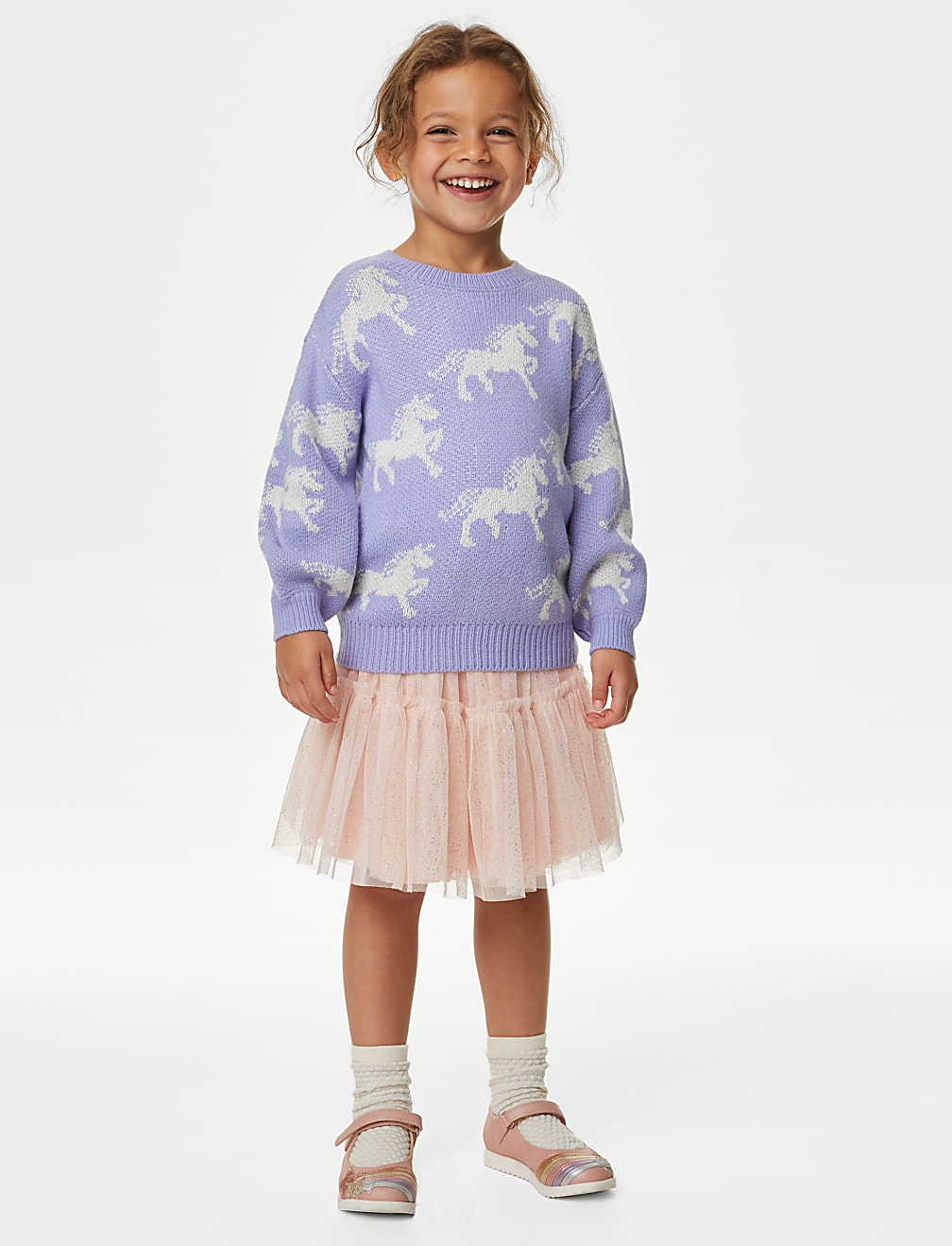Unicorn Knitted Jumper (2-8 Yrs)