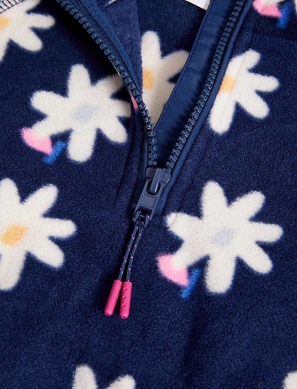 Floral Zip Fleece Top (2-8 Yrs)