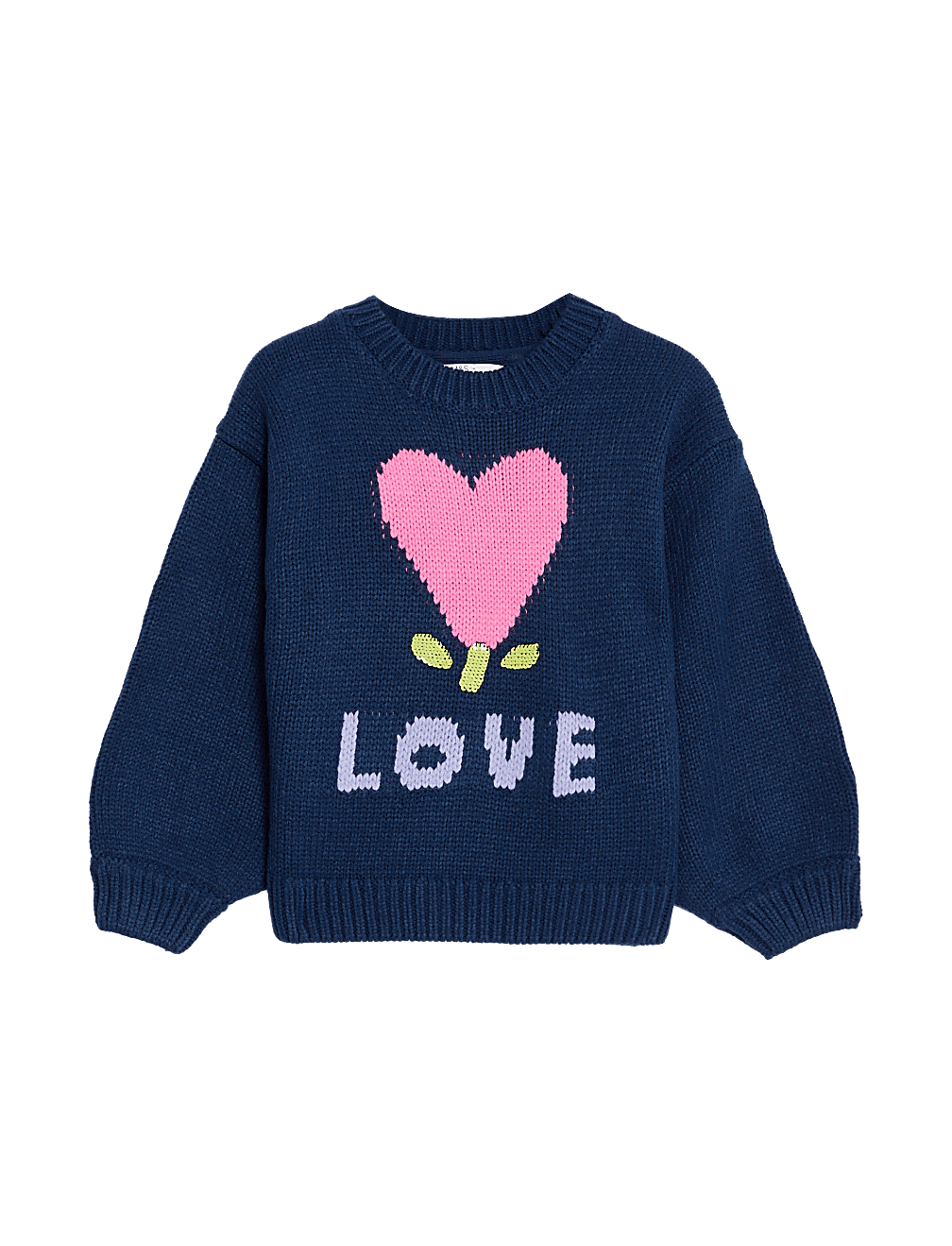 Heart Knitted Jumper (2-8 Yrs)