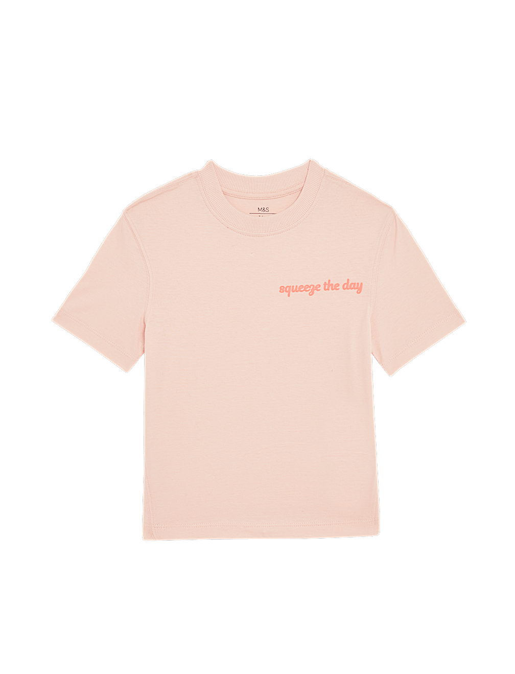 Pure Cotton Squeeze the Day T-Shirt (2-8 Yrs)