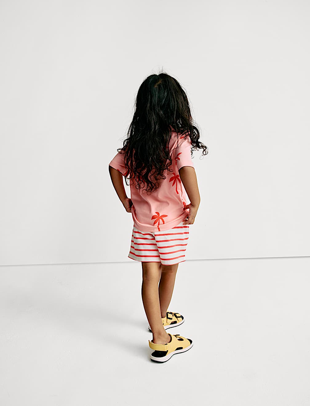 Cotton Rich Jersey Striped Shorts (2-8 Yrs)