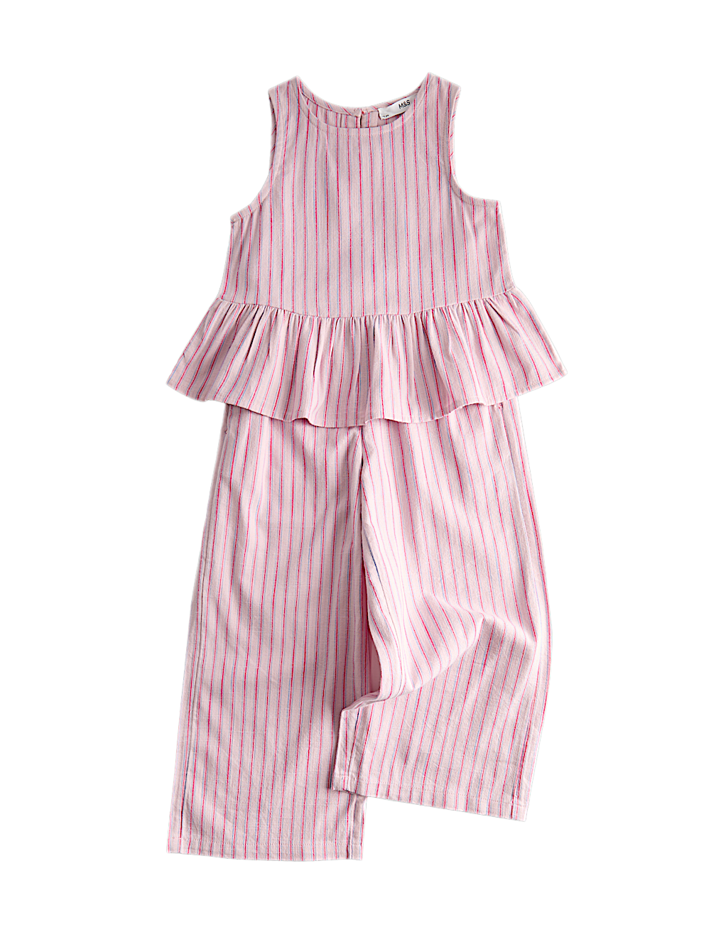 2 Piece Pure Cotton Striped Frill Outfit (2-8 Yrs)