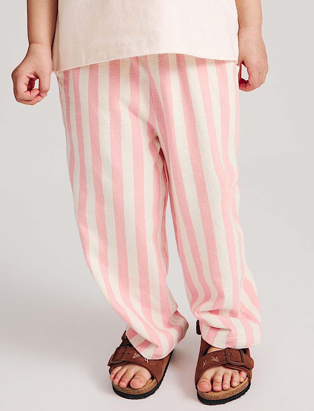 Pure Cotton Striped Trousers (2-10 Yrs)