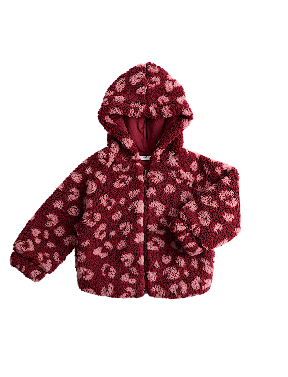 Animal Print Borg Jacket (2-10 Yrs)
