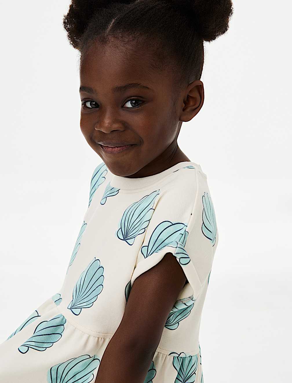 Cotton Rich Printed T-Shirt Dress (2-8 Yrs)