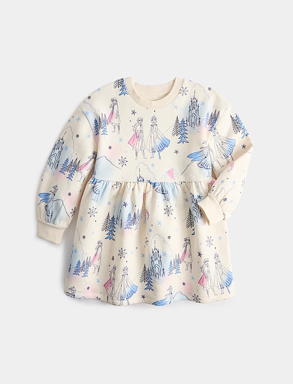 Cotton Rich Disney Frozen&trade; Sweat Dress (2-8 Yrs)