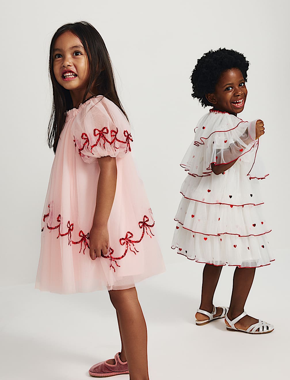 Bow Mesh Dress (2-10 Yrs)