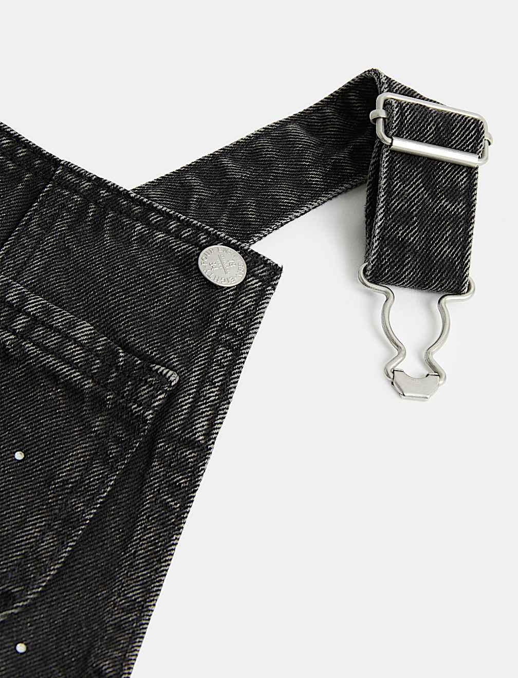 Denim Sequin Dungarees