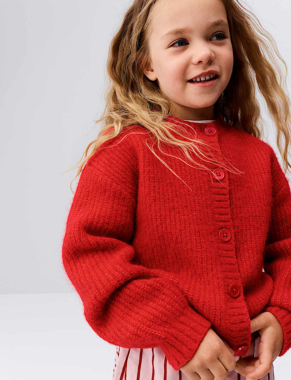 Knitted Cardigan with Wool (2-8 Years)