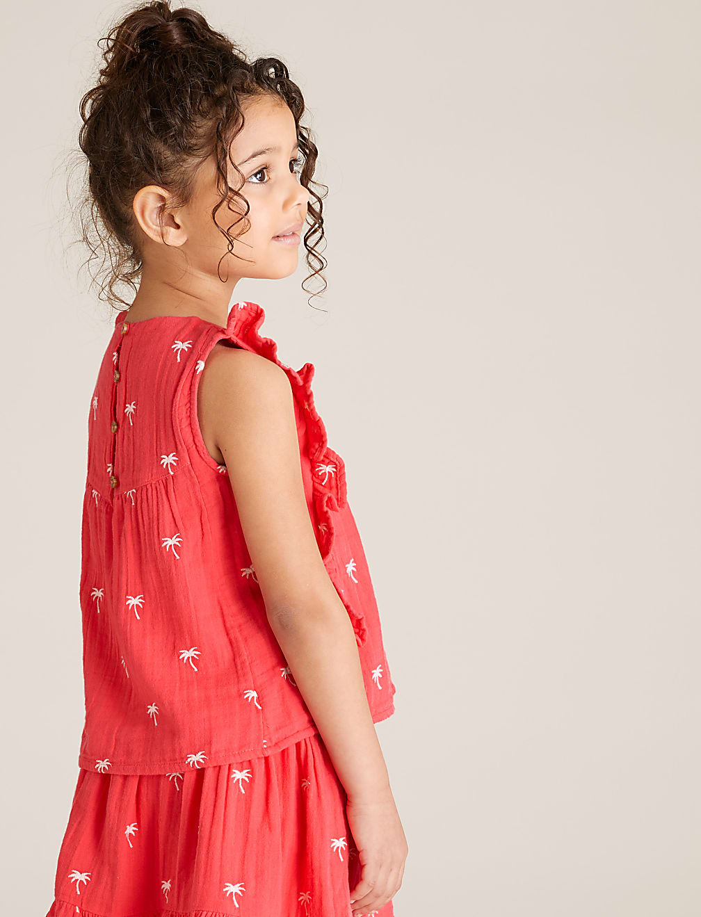 Pure Cotton Patterned Top